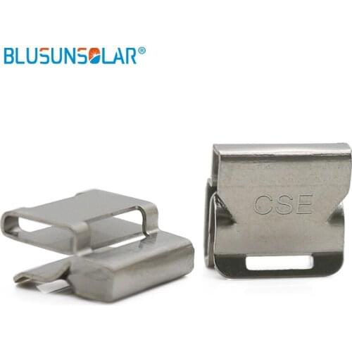 10 Pec Stainless Steel Solar PV Cable Clips Cable Clamp For 2.5mm2 4mm2 6mm2 16AWG 12Awg 10WAG PV Solar Cable Wire