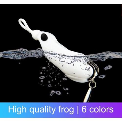 14.8g 6.5cm New upgrade Toad Rae Frog Lure Fake Bait Soft Bait snakehead fish Special Upward Blood Tank Hook Silicone fishing
