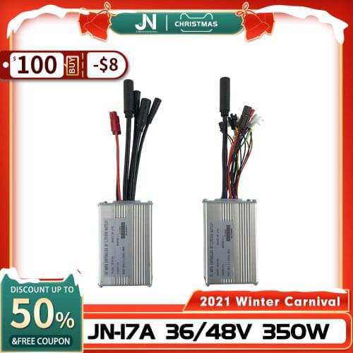 Electric Bicycle Scooter JN 17A Square Wave Controller Waterproof Plug 36V48V 250W-350W Hub Motor Display LCDGD01 lcdS900 LcdM6