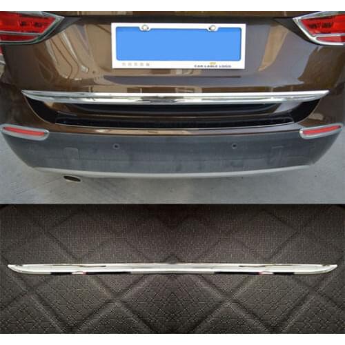 CHROME REAR TRUNK BOOT TAILGATE DOOR COVER TRIM MOLDING FIT FOR BMW X1 2009 2010 2011 2012 2013 2014