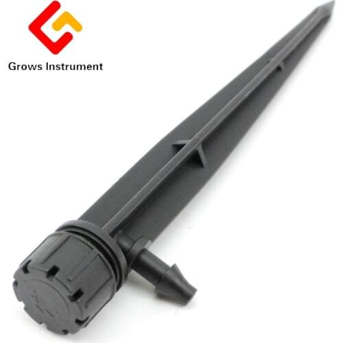 Grows Instrument Hot 100pcs Micro Bubbler Drip Watering Irrigation Adjustable Emitters Stake Water Dripper Farmland Watering Use