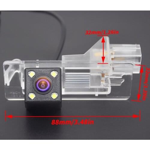 Rear View Reverse Camera for Renault Fluence/Renault Clio 4 2014 2015 CCD waterproof NIGHT backup Parking camera