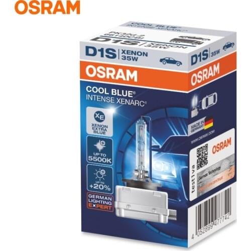 OSRAM 66140CBI 66240CBI 66340CBI 66440CBI D1S D2S D3S D4S 12V 35W COOL BLUE INTENSE 5500K HID Bulb Xenon Car Headlight, 1X