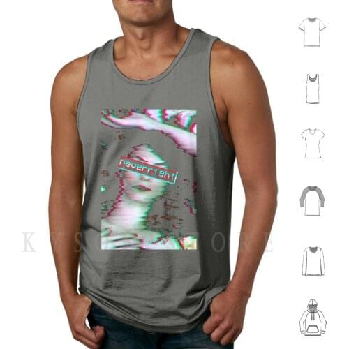 Possible Tank Tops Vest Sleeveless Neverright Skate Punk Hip Hop Pop Punk Vaporwave Vhs