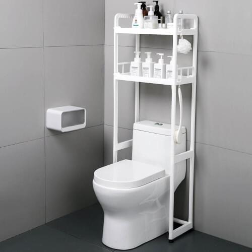 Multi Layers Plastic Toilet Storage Rack Holder Bathroom Corner Shelves Shampoo Holder Shower Shelf Rack Organizer