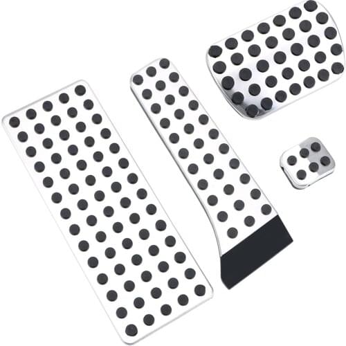 Rest Pedal Pads Stainless Steel Accelerator Brake Footrest Pad for Mercedes Benz C E S GLK SLK CLS SL-Class Car Accessories