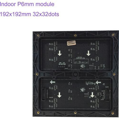 P6 Indoor Full Color 3in1 192x192mm Pixel Led Screen Panel HD Display 32x32 Dot Matrix P6 SMD RGB Led Module