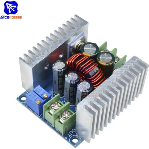 Diymore 300W 20A DC Buck Converter Step Down Power Supply Module Constant Current LED Driver Heatsink Short Circuit Protection