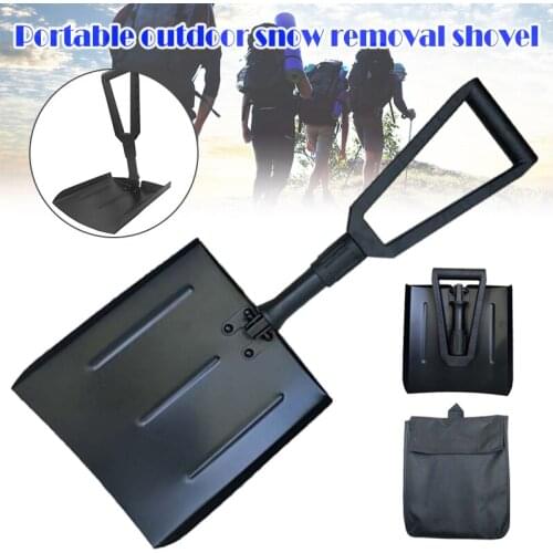 Aluminum Alloy Foldable Snow Shovel Non-slip Snow Removal Cleaning Tool SAL99