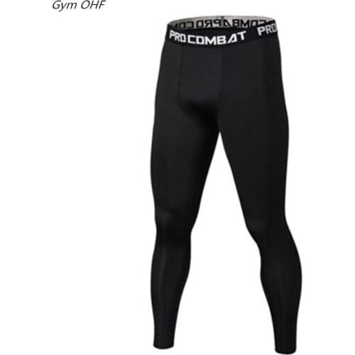 Yoga Leggings Mens Sports Compression Running Pants Soccer Training Tights Men Gym Jogging Leggings Pants Fitness Men