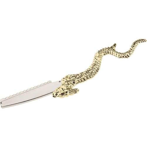 Vintage Barber Home DIY Hair Cutting Thinning Styling Hairdressing Tool Shave Shears Gold