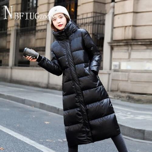 Women Parkas New Winter Long Style Hooded Thick Slim Female Overcoat