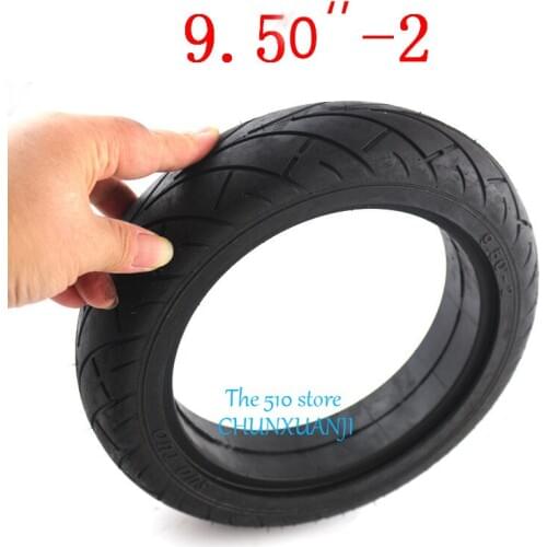 1pcs 9.50''-2 Solid Tire For Gas Scooter Electric Scooter / Electric Scooter Spare Airless Tire Rubber Tire 9.50-2