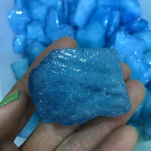 100% Natural Aquamarine Original Stone Natural Quartz Stone Raw Crystal Quartz Fashion Home interior decoration