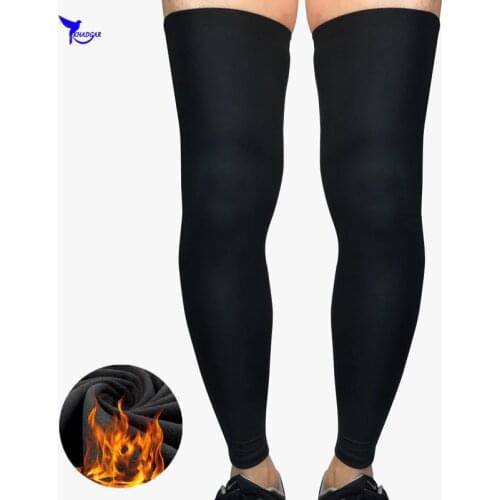 2pcs Winter Thermal Fleece Cycling Leg Warmers Windproof MTB Bike Bicycle Riding Leggings Sleeve Fitness Protector Sport Safety
