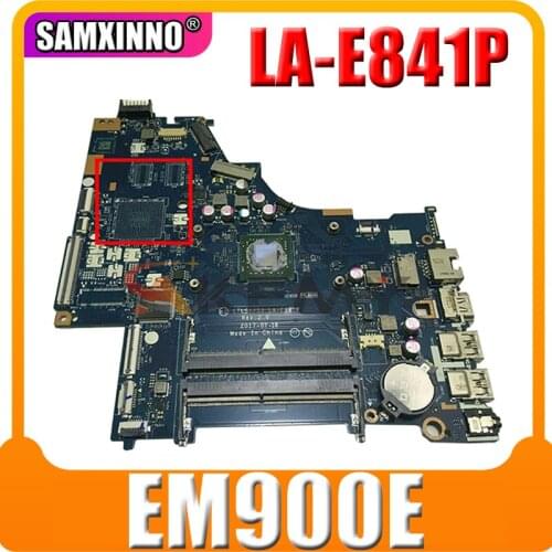 AKemy Laptop motherboard For HP Pavillion 15-BW Core EM900E Mainboard LA-E841P L32395-601 DDR4