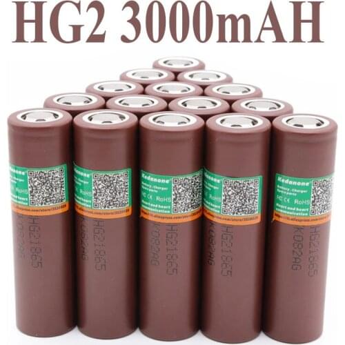 100% New 18650 Battery HG2 3.6V 3Ah Power Supply 3000mAh Type 20A Discharge Suitable For HG 2 + DIY Nickel Batteries