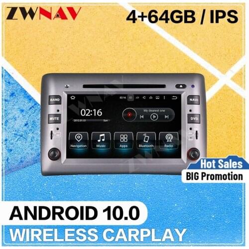 4+64G Android 10.0 Car multimedia Player for Fiat Stilo 2002 2003 2004-2010 GPS Navigation audio radio auto stereo IPS head unit