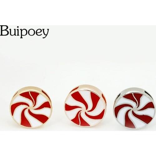 Buipoey New Rotating Windmill Beaded Charm Fit 10mm Stainless Steel Mesh Bracelet Kids Bangle Christmas Jewelry Accessories Bead