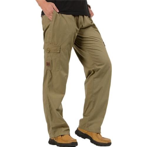 Combat Military Tactical Pants Men Plus Size Large Multi Pockets Army Cargo Pants Casual Cotton Straight pants Trouser XL-6XL