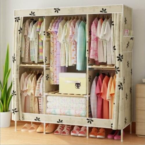 Factory Price Solid Wood Wardrobe length 150 cm