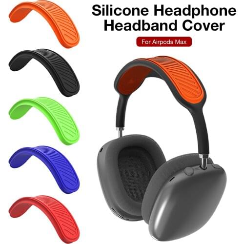 Headset Headband Case For Airpods Max Cases Solid Color Head-mounted Earphone Protector Cover For Apple AirPods Max Case 2021