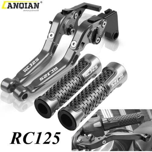 For RC125 RC 125 2011 2012 2013 2014 2015 2016 2017 Motorcycle Part CNC Adjustable Extendable Brake Clutch Lever Handle Bar Grip