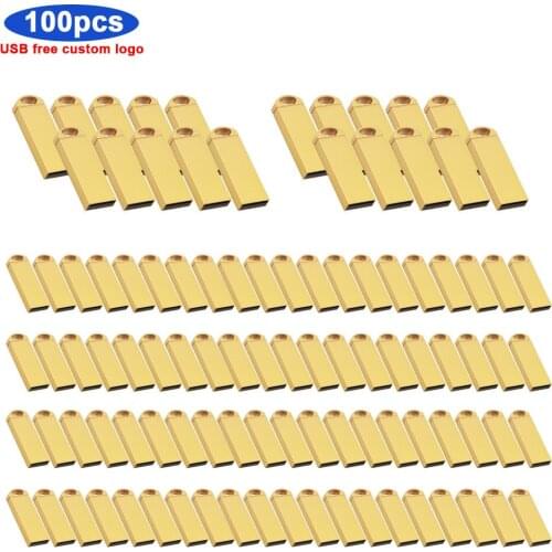 100pcs/lot USB Flash Drive 32 64 128 16 GB Pendrive 128gb 64gb 32gb 256gb Pen Drive 2.0 USB Stick Disk on Key Memory Free logo