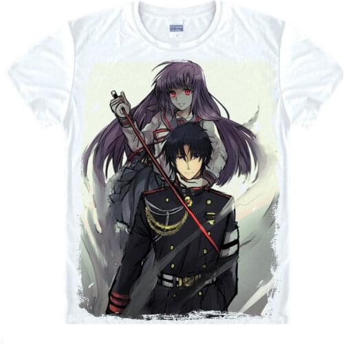 Yuichiro T-Shirt Vampire Reign Shirt heat-transferred t-shirts anime Fan kawaii costume t-shirts man mens Anime Cosplay Anime a