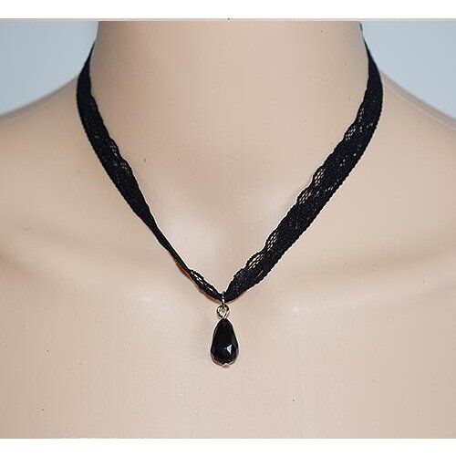 HOT 2021 Korean fashion accessories lace short neck collar necklace clavicle chain female drops necklace jewelry wholesale