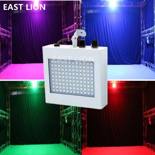 Small 108pcs LED RGB White Strobe Lights Disco DJ Party Holiday Christmas Music Club Sound Activated Flash Stage Lighting Effect