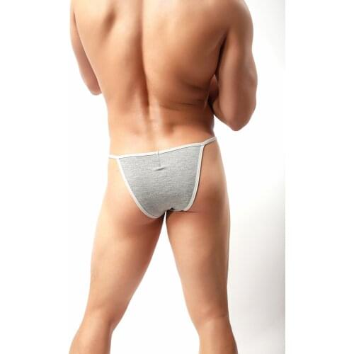Hot Sale Sexy Mens Briefs Soft Breathable Modal Underwear Thongs Mens Sexy Underpants Low-waist Jockstrap Undies Cueca