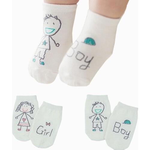 New childrens socks spring and autumn cartoon For boys and girls foot sock