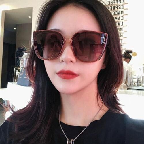 Retro Square Large Frame Eyeglasses Fixing Device Network Red New Style Thin Face Sunglasses