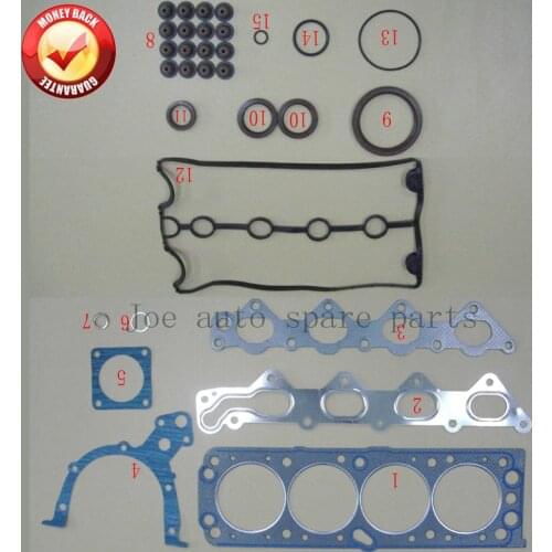 A16DMS Engine Full gasket set kit for Daewoo Tacuma/Nubira 1.6L 1996- 93740208 S1141025 33DW005