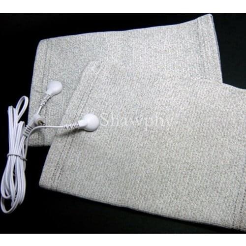 Conductive Fiber Electrode Massage Bio Kneepads Tens Knee pads With Jack 2.5mm Lead Wire Connecting Cable