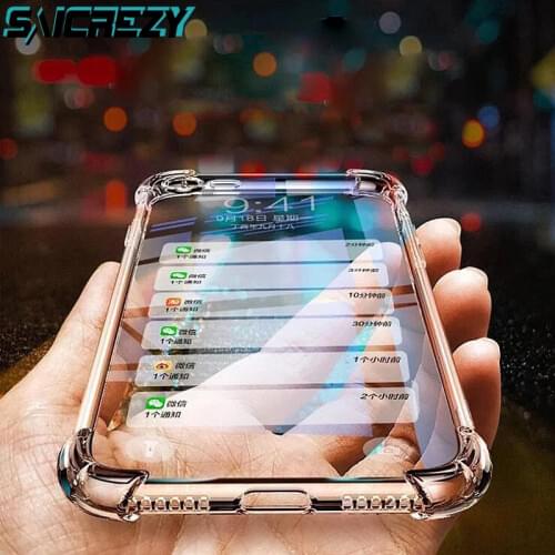 Clear Shockproof Case For Samsung Galaxy S10 Plus S10E S20 Ultra A01 A10 A71 A51 A40 A50 A70 M30 M30s M31 A31 M21 A21S Air Cover