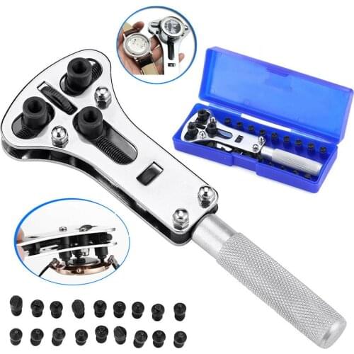 Screw Watch Band Back Case Opener Adjustable Battery Watch Wrench Repair Tools Tough Easily Carrying Lightweight Tools
