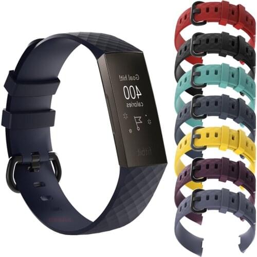 Band For Fitbit Charge 3 Strap Silicone Accessories Wristband For Fitbit Charge 4 Replacement Strap For Fitbit Charge 3 Band