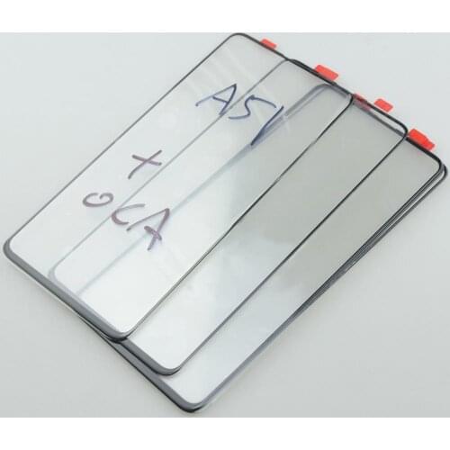 10PCS For Samsung Galaxy A40 A50 A70 A10 A20 A30 A51 A71 A10s A30s Front Touch Screen Lens Glass Cover with OCA Glue Replacement