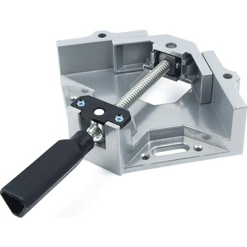 1pc Single Handle Aluminum Alloy Right Angle Clamp 90 Degree Photo Picture Frame Corner Fixing Clips Woodworking Hand Tool