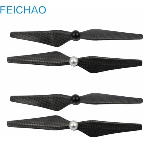 2 Pairs 9450 Carbon Fiber Propeller CW CCW 9" Props Quick Release with Screw Cap Self-Lock for DJI Phantom 1 2 3 4 FPV RC Drone