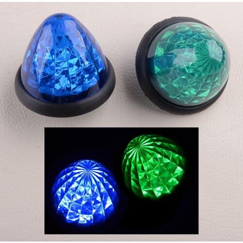 24V Car Trailer Truck LED Beehive Side Marker Light Round Cone Grommet Side Marker Clearance Cab Sleeper Lamp