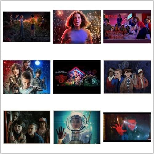 5D square & round Rhinestone Home Decoration DIY Diamond Painting Stranger things Picture Diamond Embroidery Gift WG1266