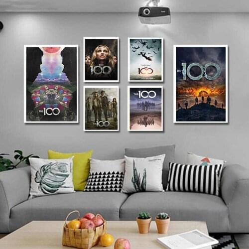 DIY 5D Diamond Painting Cross Stitch Diamond Embroidery The 100 Season TV Series Show Movie Art Poster Diamond Mosaic Decor Gift
