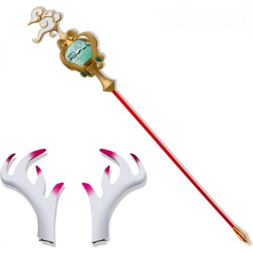 Game King Of Glory Meet the God Deer yao cosplay props for Halloween Christmas Party Masquerade Anime Shows cosplay performance
