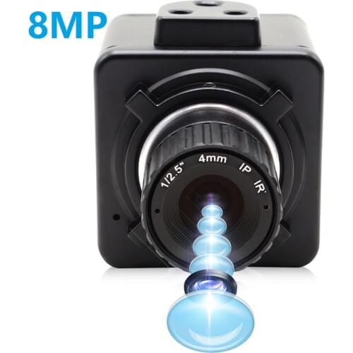 ELP 3264*2448 8MP camera SONY IMX179 MJPEG /YUY2 HD industrial USB Camera Android/Linux/Windows with 4/6/8mm manual focus Lens