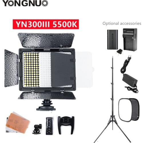 Yongnuo YN300III YN300 III 5500K Handheld LED Video Light Studio Fill-in Lamp Camera Photo Lighting For Makeup TikTok Liveshow
