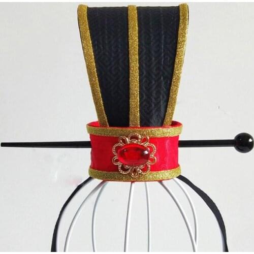 4 Colors Ancient Chinese Male Hat Mens Hair Tiara Cosplay Accessory Yue Opera Stage Performance Tang Han Dynasty Hat