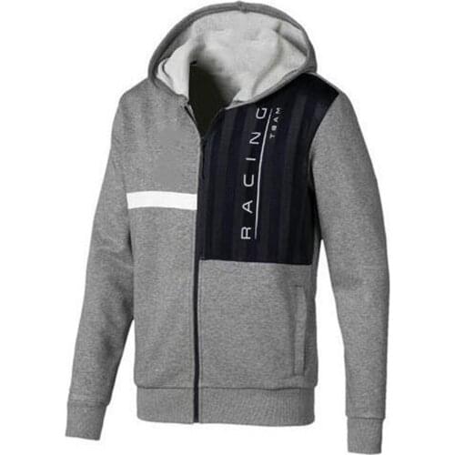 2021 new F1 Formula One team racing overalls mens hooded casual jacket sweater plus velvet